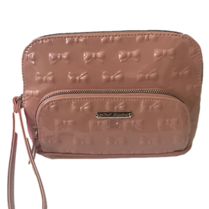 NWT Betsey Johnson Blush Dome pocket Wristlet